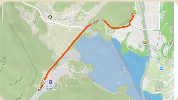 ULVENSPURTEN høydeprofil